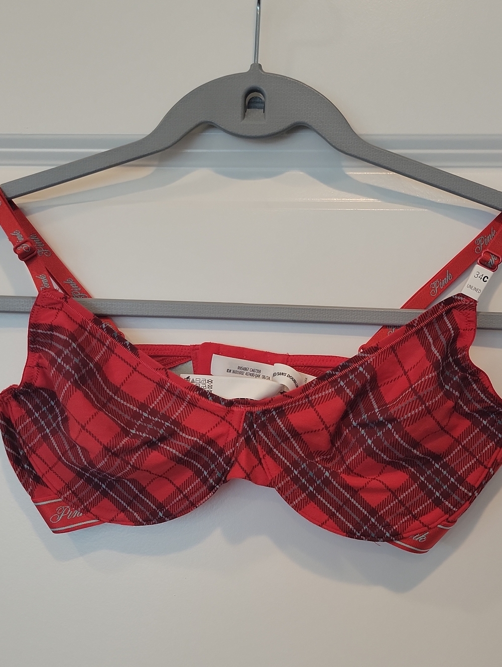 PINK Victoria's Secret Wear Everywhere Lightly Lined Full Coverage Bra 34C NWT